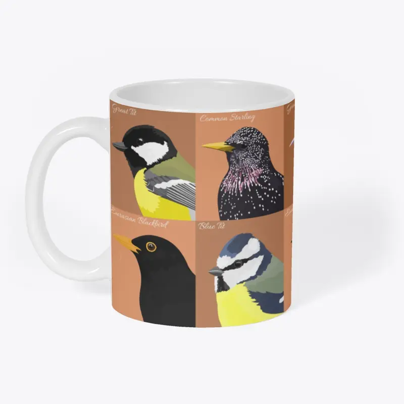 British Garden Birds Coffee Mug