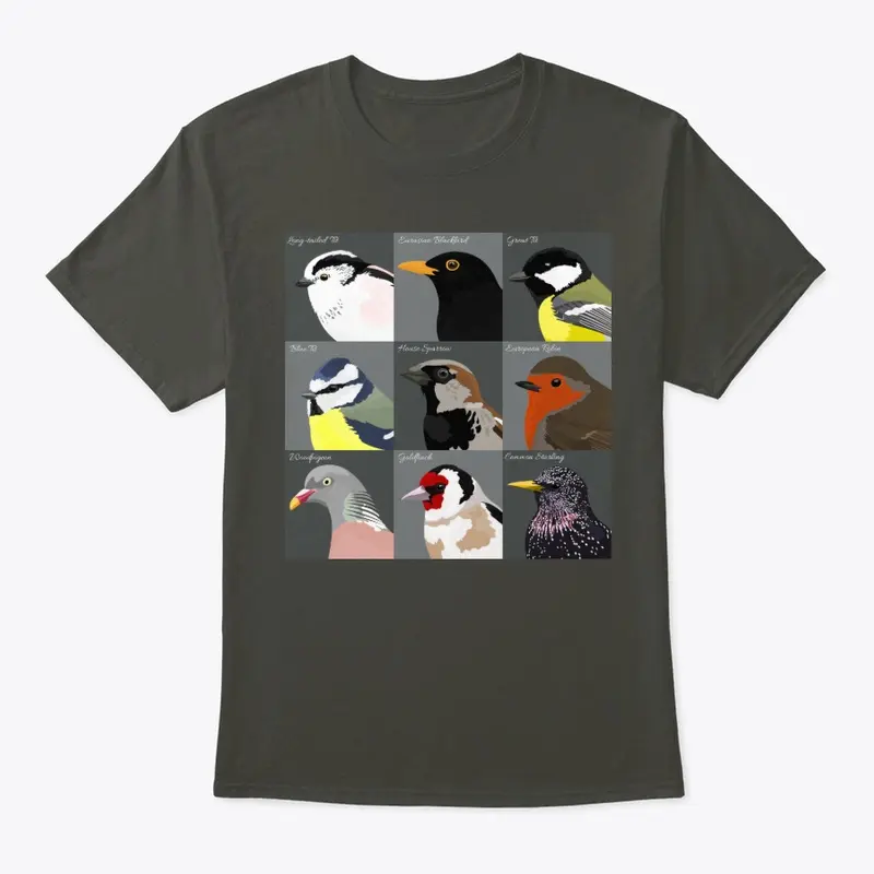 British Garden Birds Tee Shirt